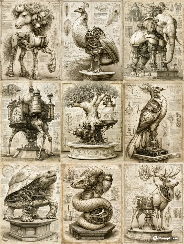 Mechanical Animal Poster Art