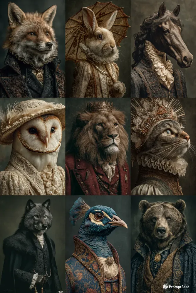 Victorian Animal Portraits