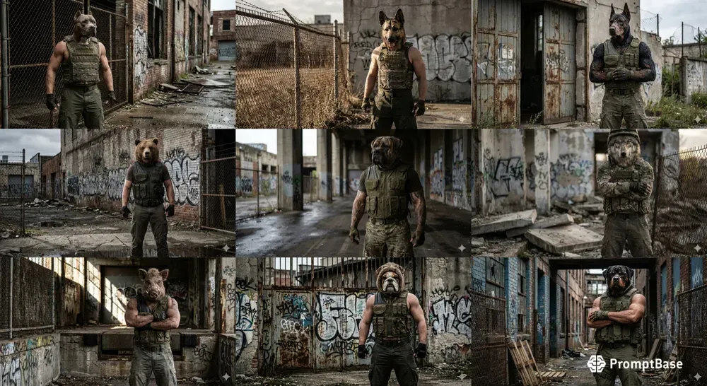 Gritty Anthropomorphic Street Warriors
