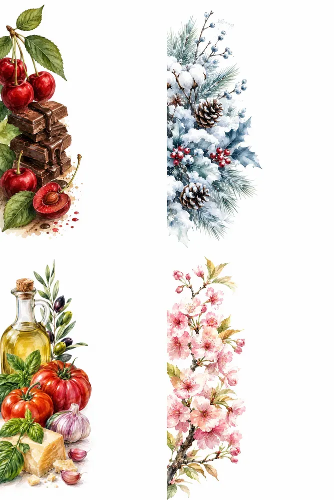 Botanical Watercolor Collections