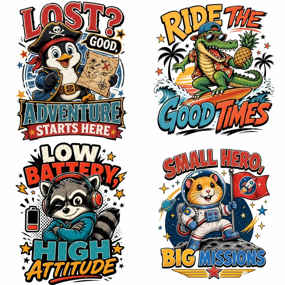 Vintage Mascot Typography Tshirts