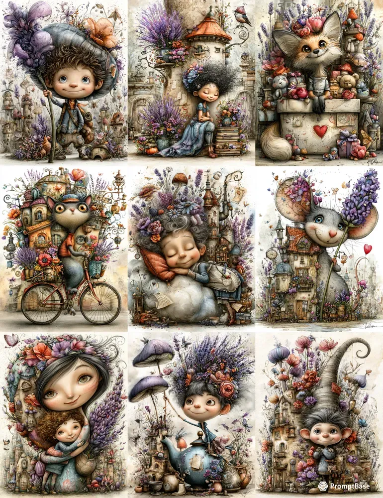 Lavender Mothers Day Junk Journals