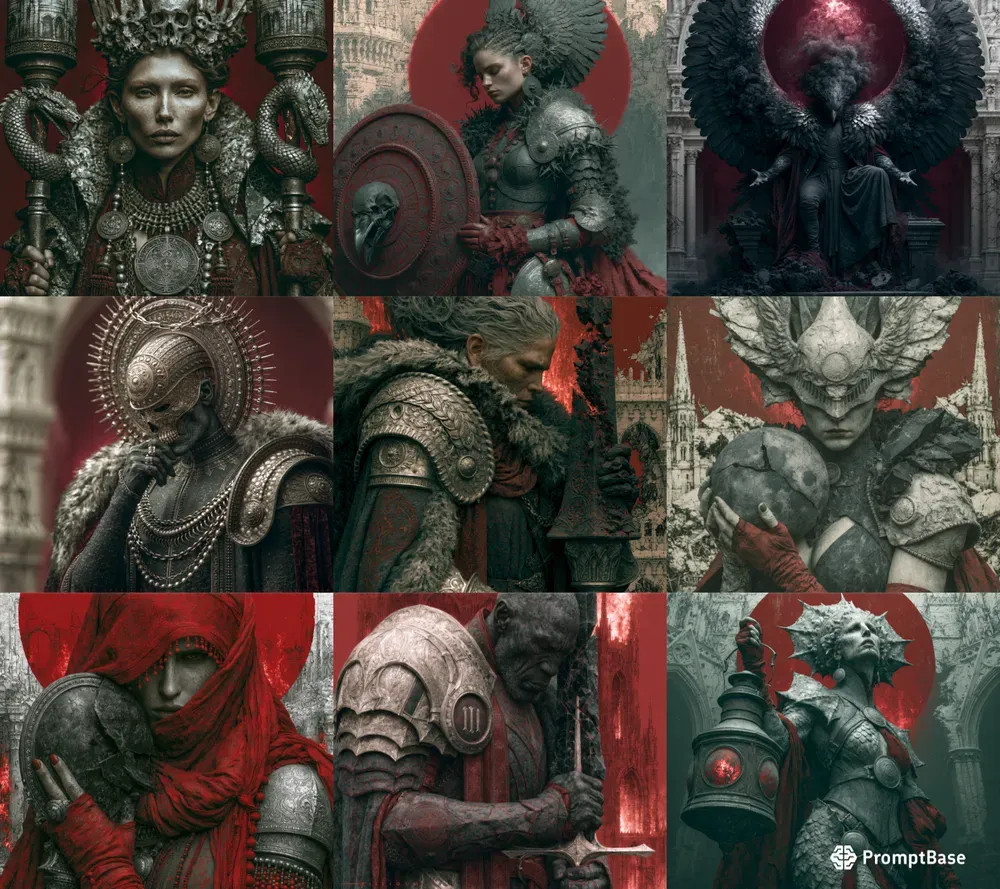 Dark Obsidian Fantasy Art