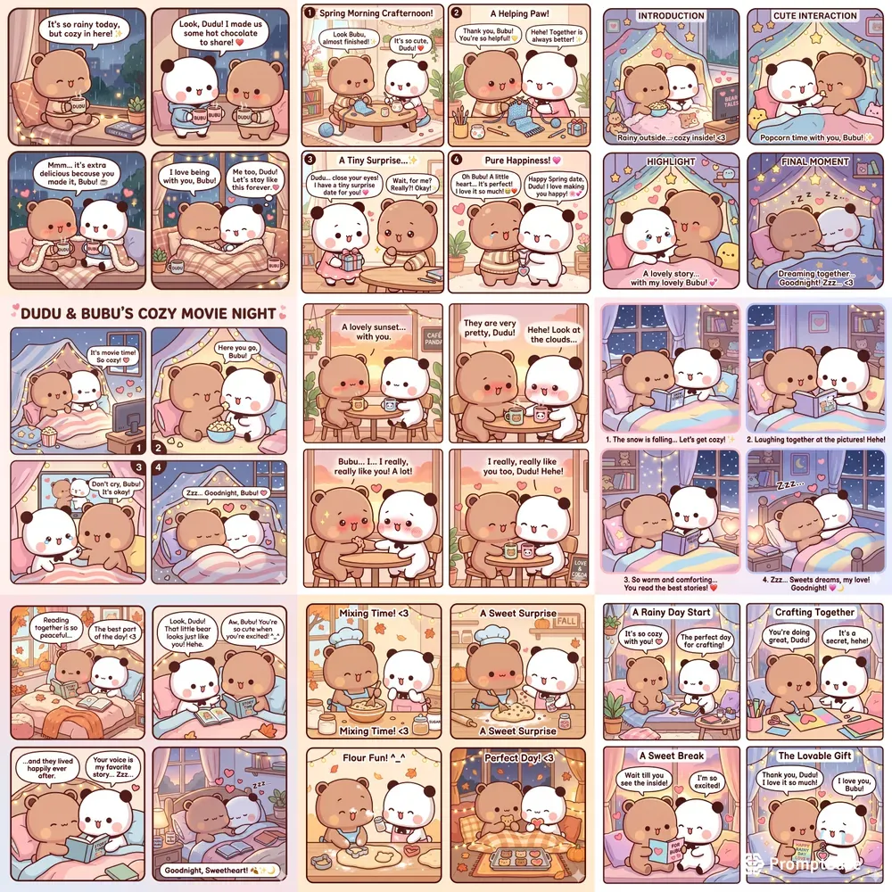 Dudu Bubu Kawaii Mini Comics