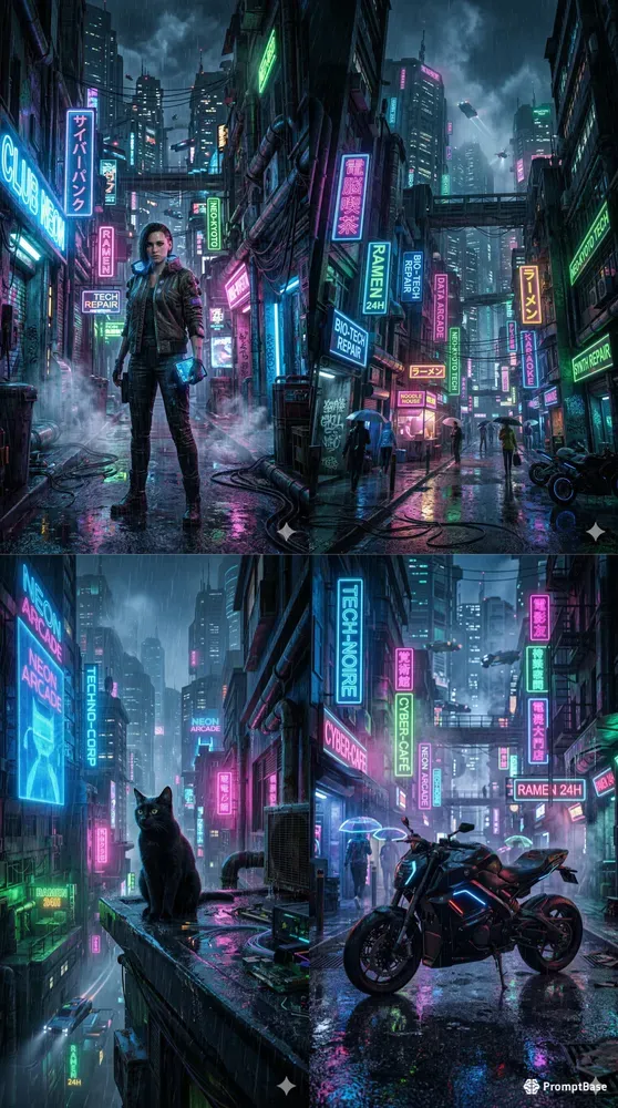 Cyberpunk Neon Filters