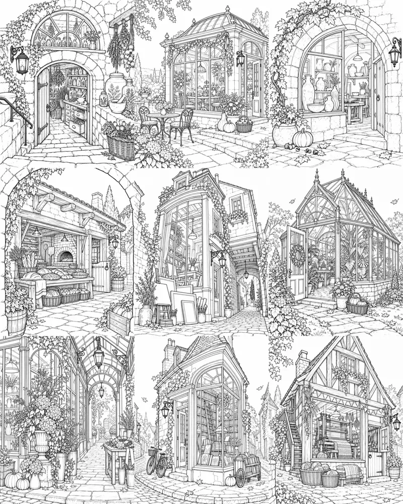 Storybook Village Shopfronts
