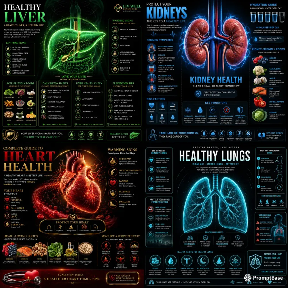 Premium Health Infographics