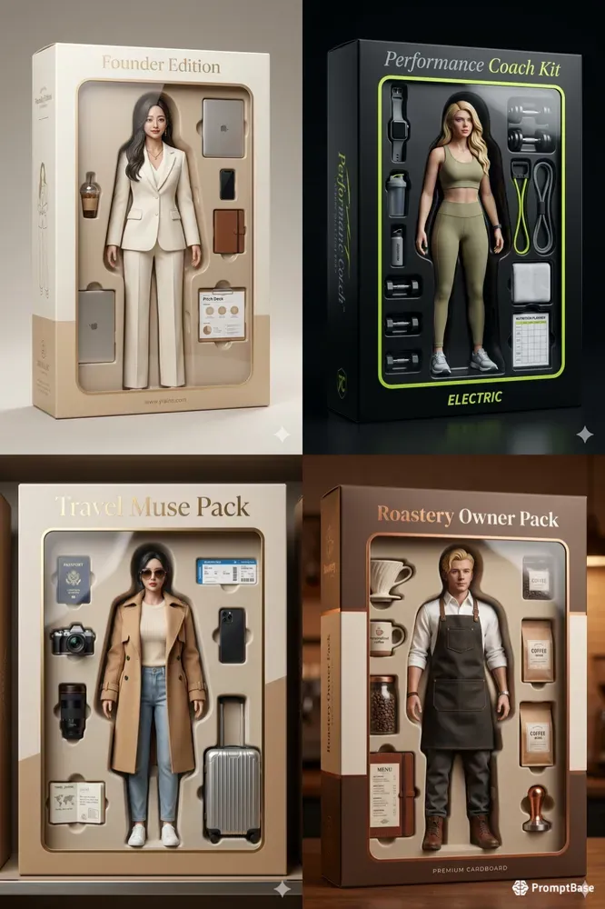 Luxury Collectible Starter Pack Figures B