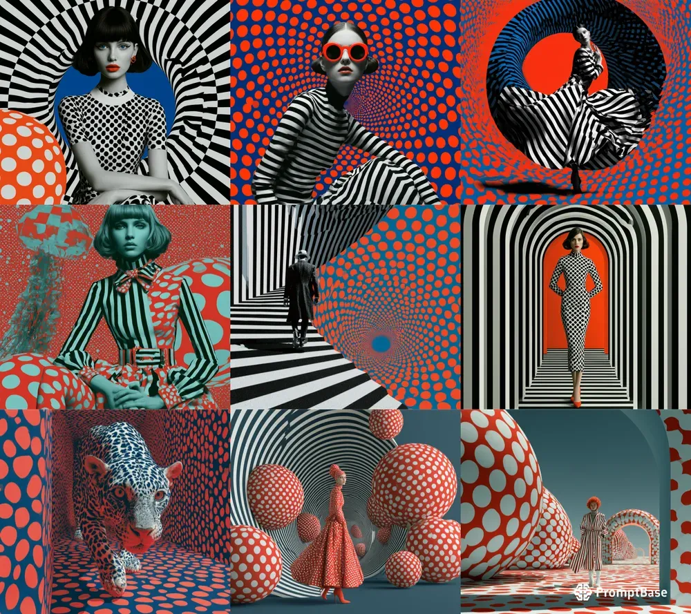 Infinite Pattern Pop Surreals