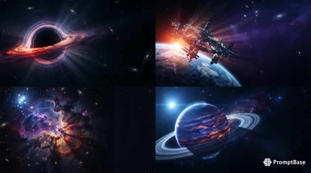 Space Astronomy Thumbnail Backgrounds