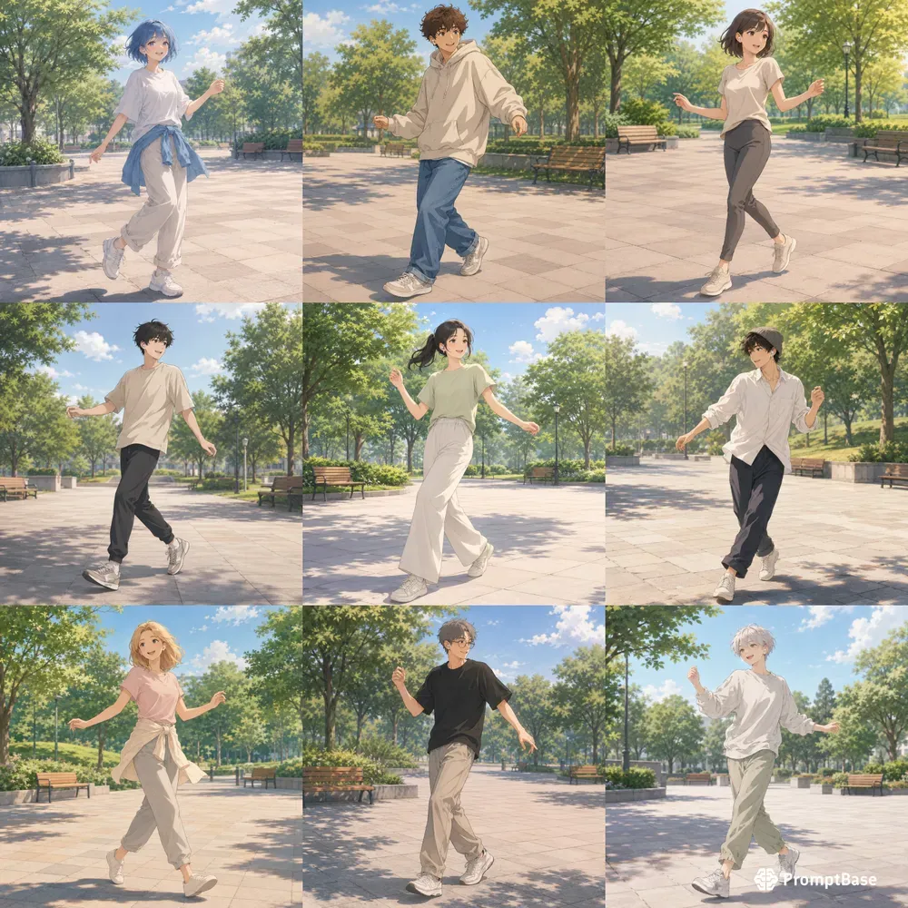 Soft Anime Dance Steps