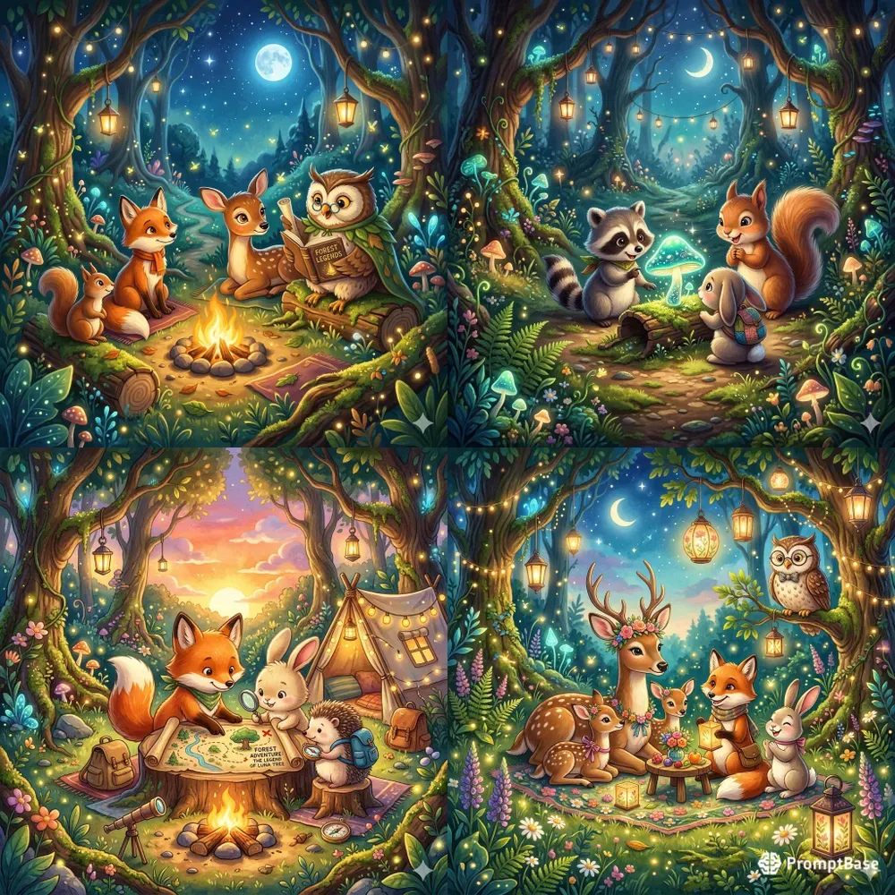 Magical Childrens Storybook Art