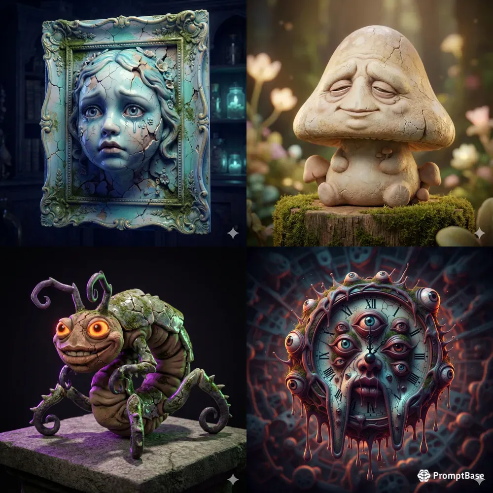 Surreal Character Wall Art Generators