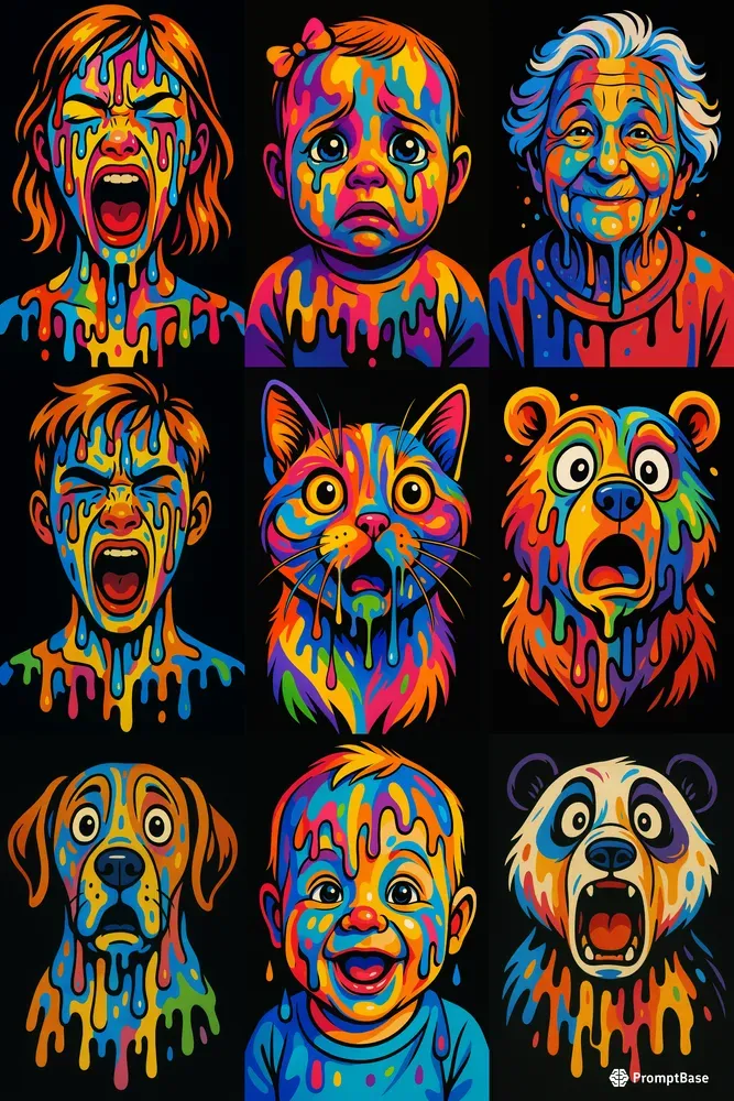 Surreal Pop Art Portraits