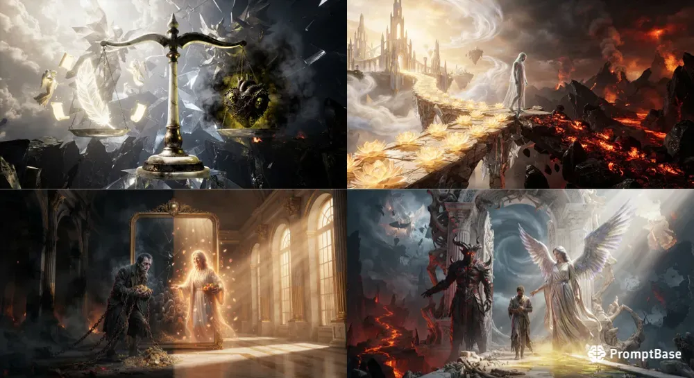 Heavens Vs Hells Surreal