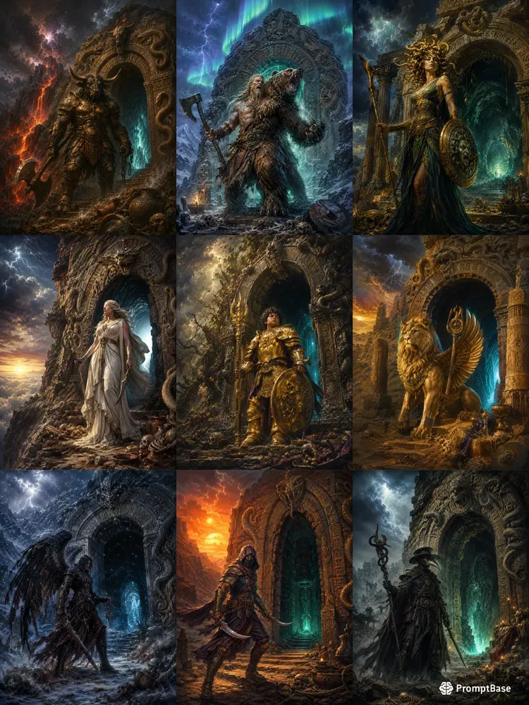 Mythological Cave Entrances