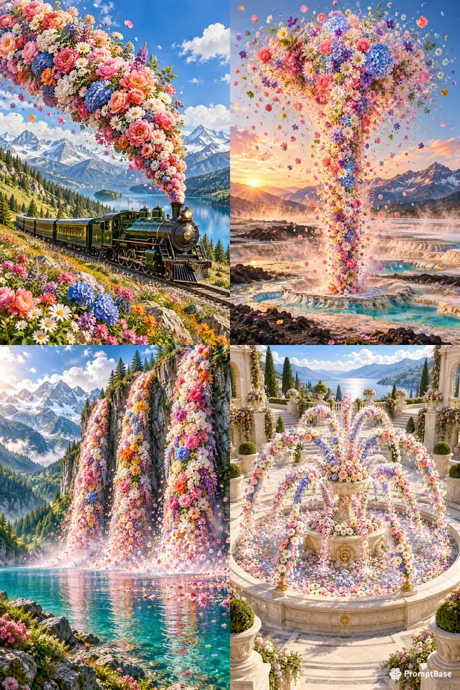 Floral Replacement Dreamscape Worlds