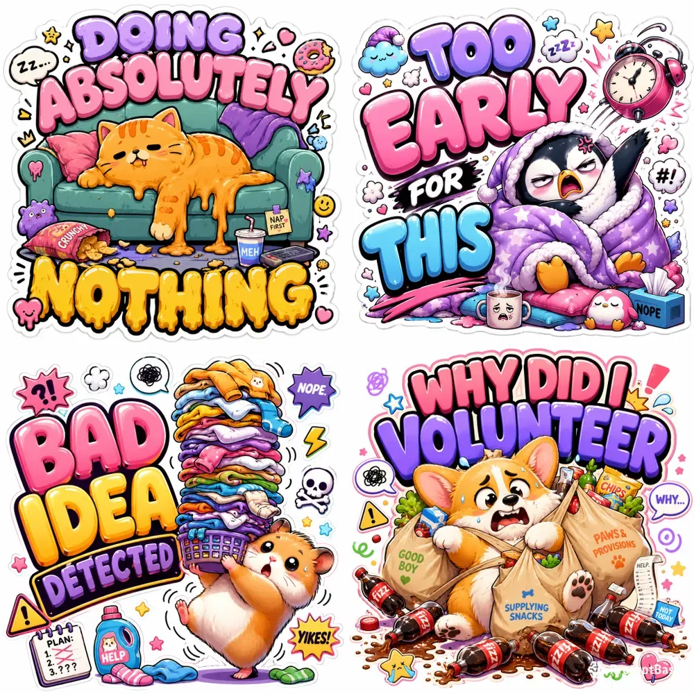 Cute Crisis Mascot Decals