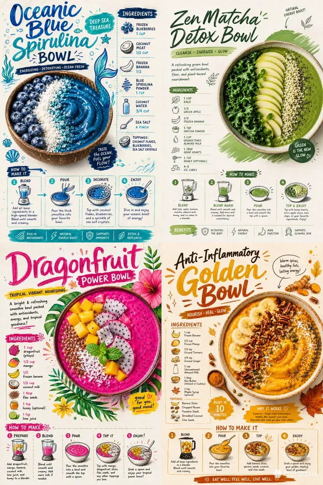 Aesthetic Smoothie Recipes Pinterest Art