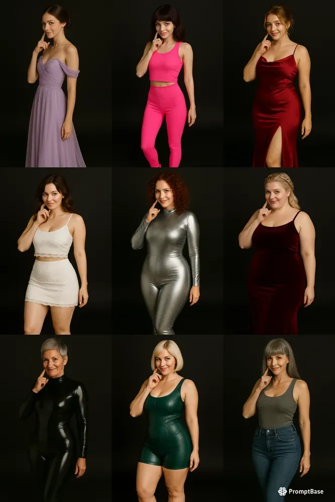 Glamorous Women In Modern Fashion Photos