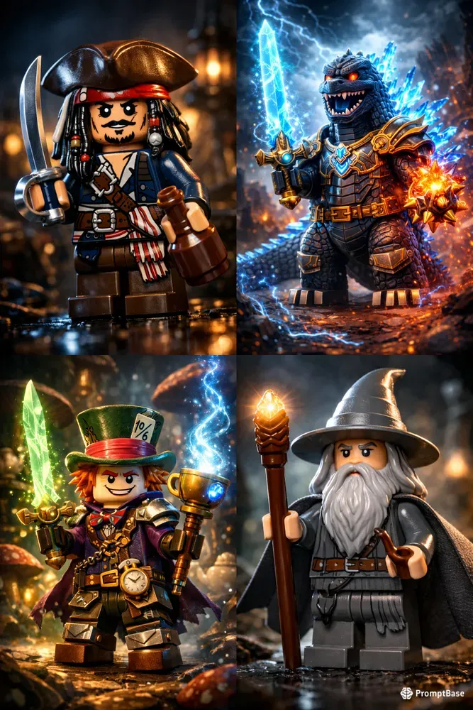 Lego Iconic Fictional Characters
