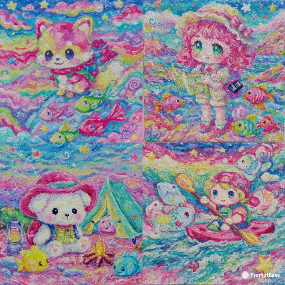 Colorful Adventure Illustrations