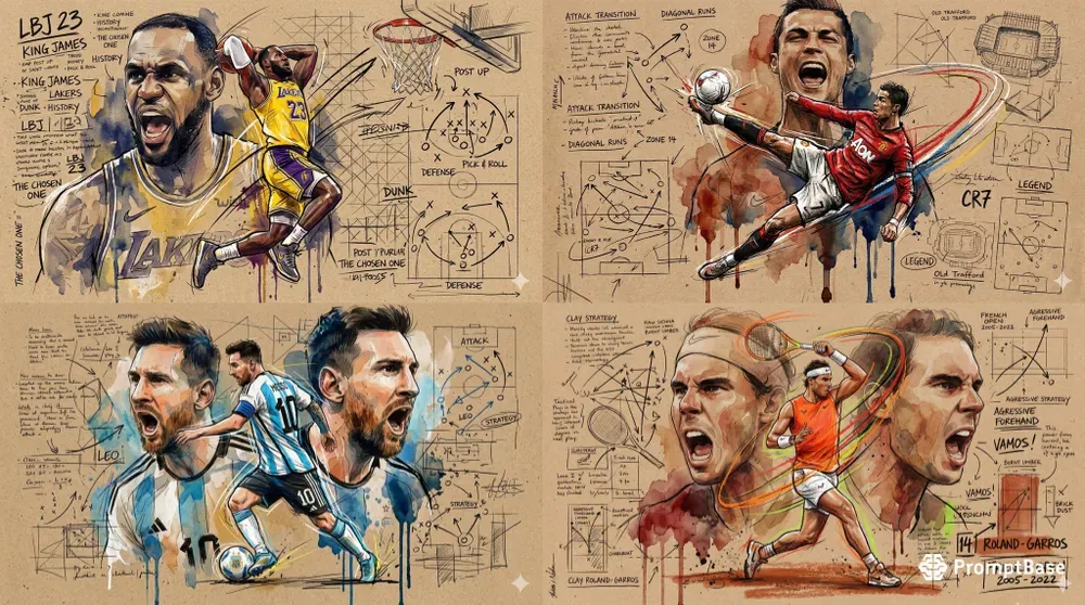 Kraft Mixedmedia Sports Montages