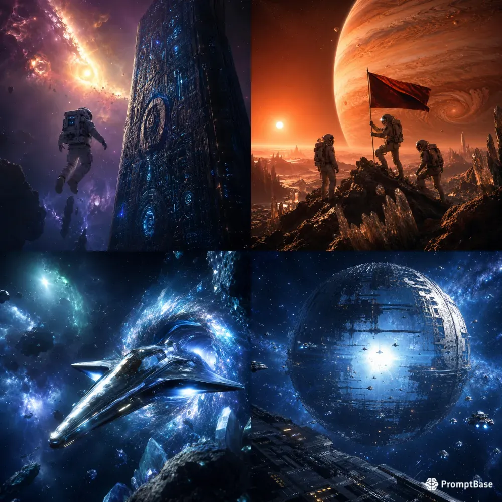 Deep Space Cinematic Scifi Visuals