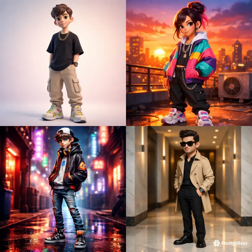 Stylized 3D Character Kits