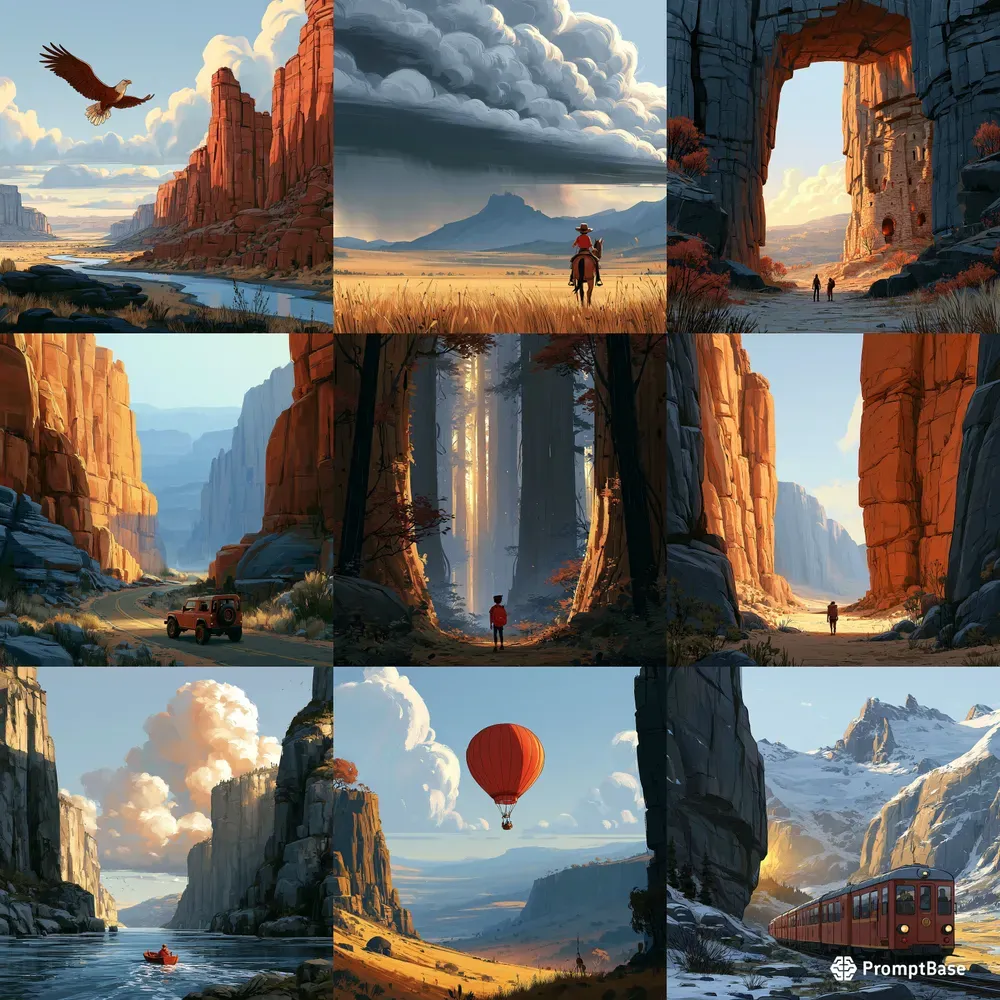 Cinematic Adventure Landscapes
