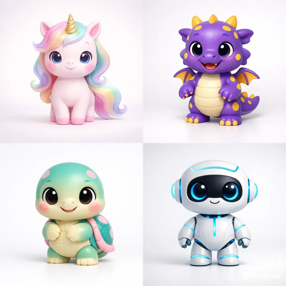 Cute 3D Baby Characters