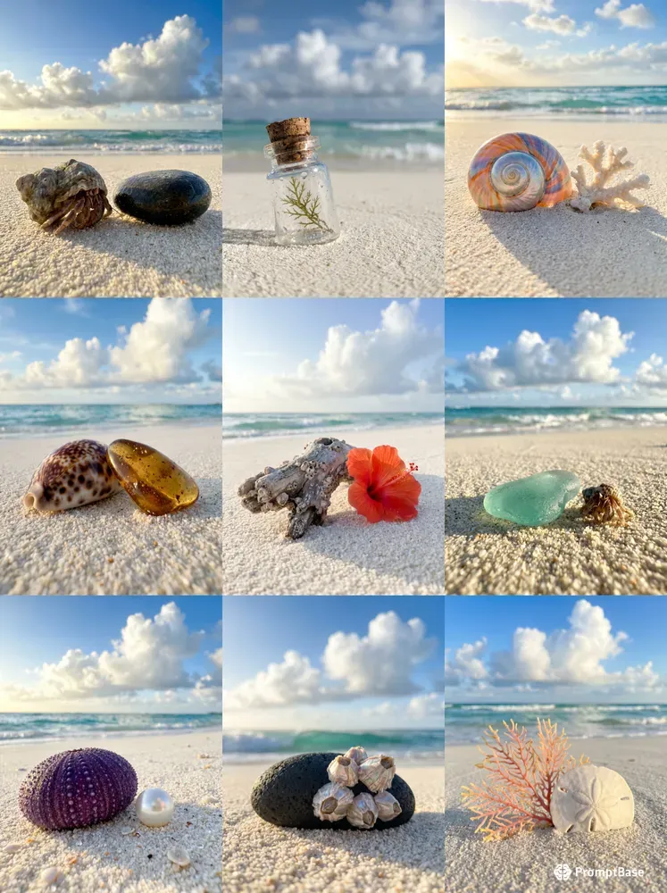 Tropical Shoreline Macro Photography