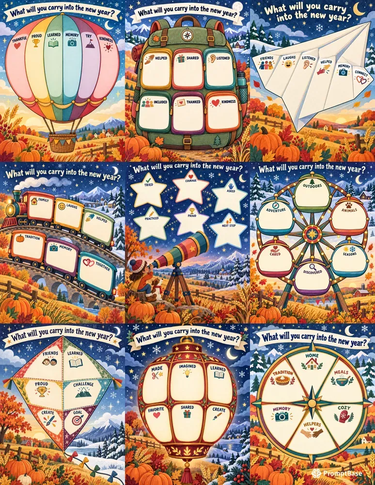 Kids Year End Reflection Adventures