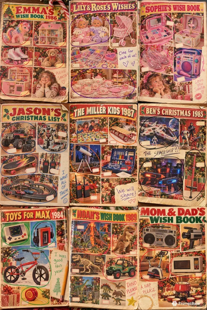 80s Christmas Wish Book Pages