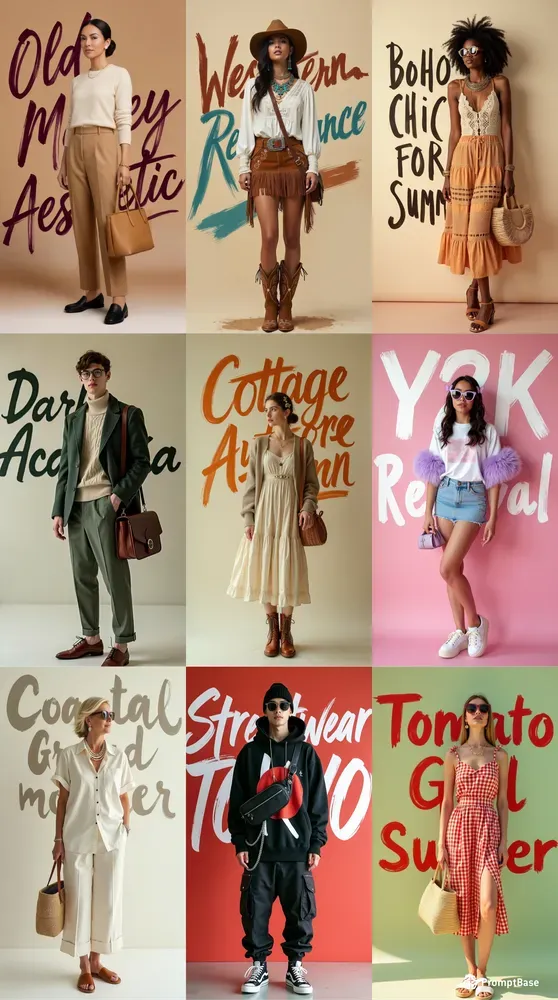 Editorial Fashion Trend Posters