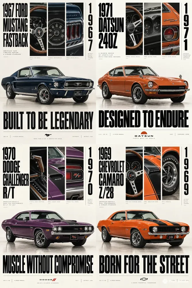 Heritage Automotive Poster Generator
