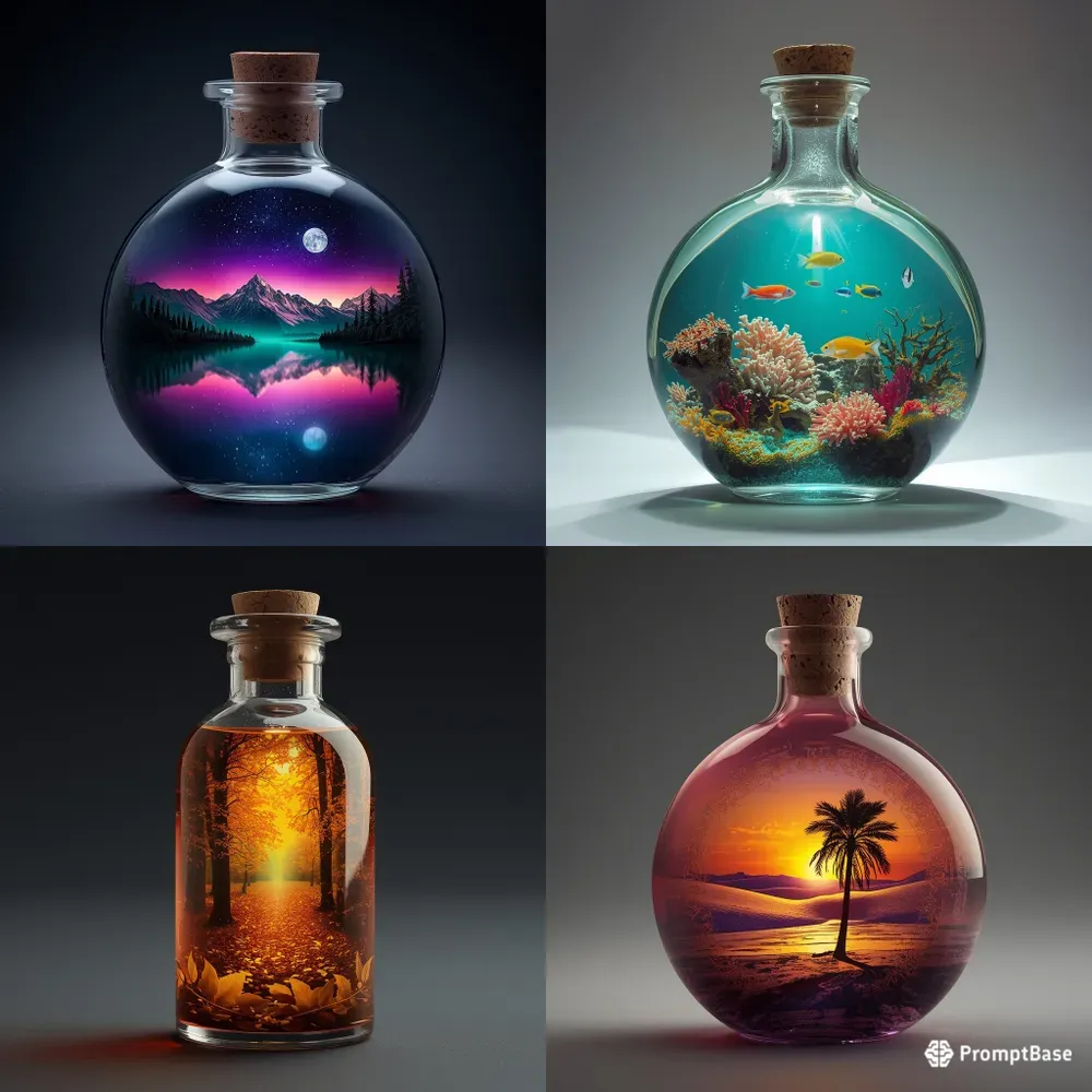 Enchanted Bottle Landscapes