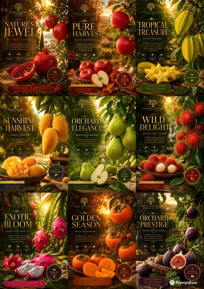 Botanical Fruit Branding