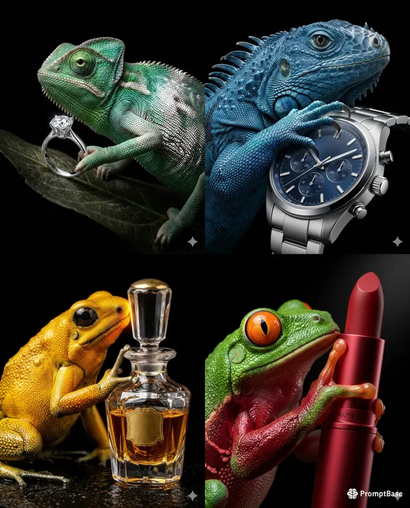 Surreal Animal Product Reveal Visuals