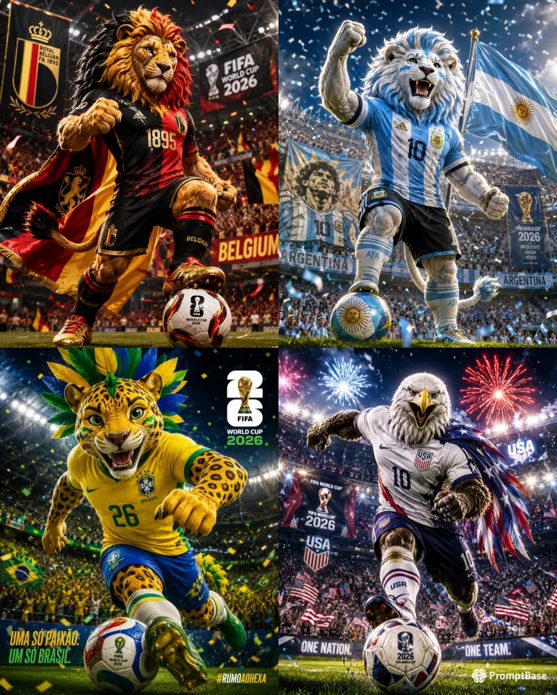 Fifa World Cup 2026 Mascot Generator