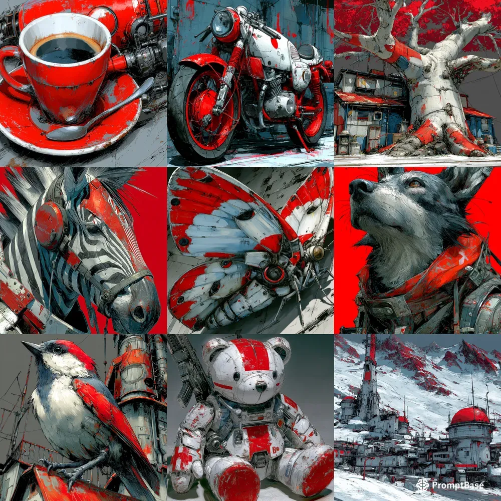 Manga Cyberpunk Gritty Concept Art