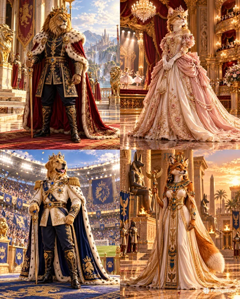 Animals As Royal Characters