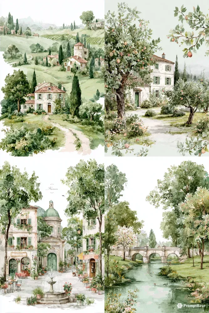 French Countryside Landscapes