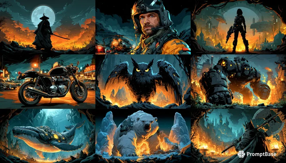 Cinematic Graphicnovel Worlds