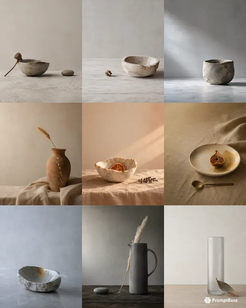 Minimalist Zen Still Life Generator