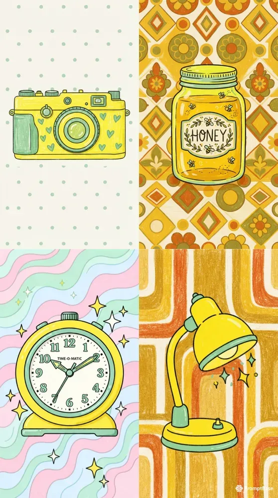 Lemon Pistachio Retro Packs
