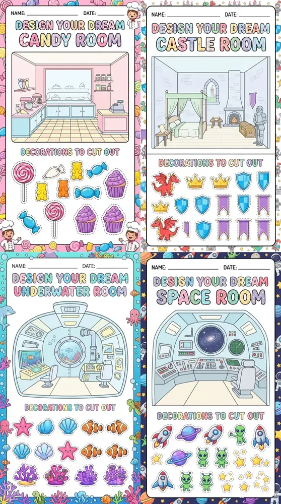 Color Cut Create Dream Rooms