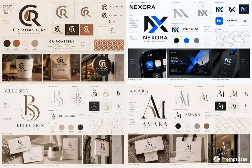 Minimal Monogram Logo Generator