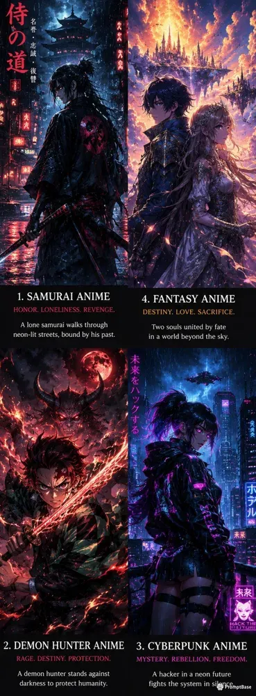Anime Cinematic Posters