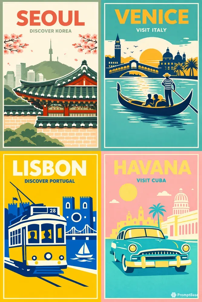 Minimalist Travel Posters